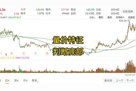 通过股票的量价特征，判断底部区域。视频封面