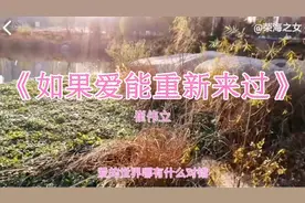 听一首崔伟立的歌曲《如果爱重新来过》