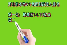 河北衡水市6个地区财政收入排名视频封面