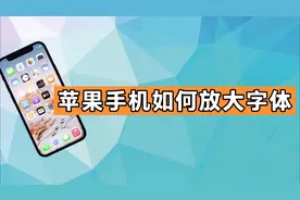 苹果手机如何放大屏幕字体、微信字体以及网页文章字体视频封面
