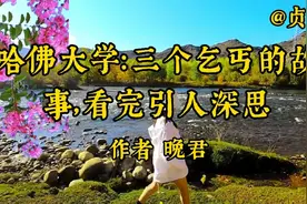 哈佛大学：三个乞丐的故事，看完引人深思 作者 晚君视频封面
