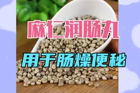 麻仁润肠丸，润肠通便，用于胃肠积热，胸腹胀满，肠燥便秘等视频封面