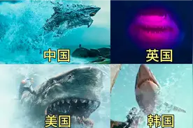 这四部电影中的鲨鱼，你觉得哪国的比较厉害，美国鲨鱼好凶猛