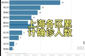 上海各区累计确诊人数，数据来源上海发布。视频封面