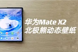 华为Mate X2北极熊动态壁纸：我要出来了啊