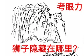 考眼力，据说图中隐藏一只狮子，我找了三分钟没发现，眼力好的来视频封面