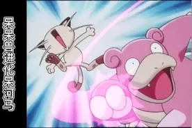 呆呆兽进化成呆河马，还拐了武藏刚收服的大舌贝，还被一拳打飞！