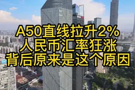 A50直线拉升2% 人民币汇率狂涨 背后原来是这个原因视频封面