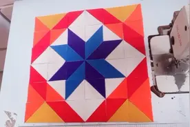 如何制作好看的拼布图谱？几种颜色教你用非常简单的技巧学习拼布