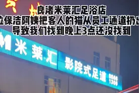 足浴店打麻将，小猫咪被保洁无情扔出门外，寻找时还隐瞒去向视频封面