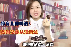 “荸荠”为什么叫马蹄？在广东广西各地竟有10多种叫法？从没听过视频封面
