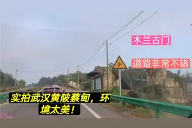 实拍武汉黄陂蔡甸，道路非常好，适合养老和避暑，还有木兰景区视频封面