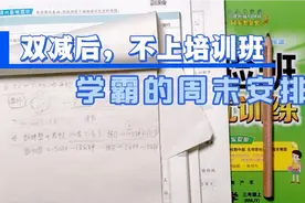 三年级最新学习计划，双减后周末抓得紧孩子更优秀，一天抵一周课视频封面