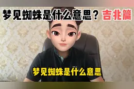 梦见蜘蛛是什么意思？吉兆篇视频封面