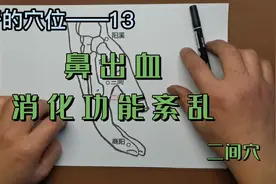 神奇的穴位——二间穴可以用于鼻出血以及胃肠功能紊乱。视频封面