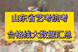 山东省艺考统考历年合格线大数据汇总视频封面