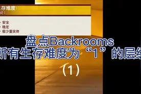 盘点Backrooms所有生存难度1的层级（1）视频封面