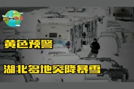 中央气象台发布暴雪黄色预警，湖北多地积雪厚度30厘米！注意出行视频封面