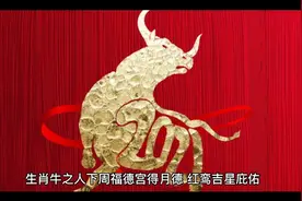 生肖牛：最佳配偶，两人在一同终身甜甘美蜜，老来大富大贵视频封面