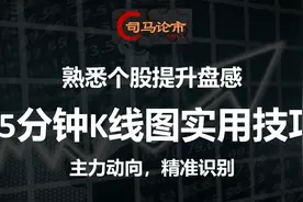 熟悉个股提升盘感，15分钟K线图实用技巧，主力动向精准识别！视频封面
