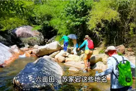 九华后山三亩田溯溪，强度不大，溪水不深。视频封面