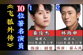 《飞狐外传》10位实力派演员，梁洁饰袁紫衣实在是太美了。视频封面
