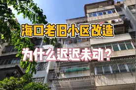海口25年房龄的小区，房屋老化外墙脱落，老旧小区改造为啥这么难视频封面
