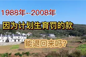 1988年--2008年，因为计划生育罚的款，能退回来吗？视频封面