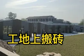 工地上搬砖，多少汗水与心酸，有苦有也累，好好努力干活，加油视频封面