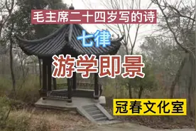 毛主席二十四岁写的诗视频封面