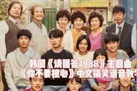 韩剧《请回答1988》主题曲《你不要担心》中文搞笑谐音教学