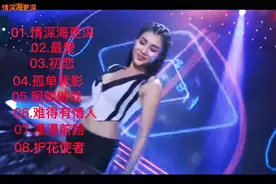 粤语劲爆dj版串烧《情深海更深》《最爱》《初恋》《孤单背影》视频封面