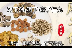 麻子仁丸，治疗胃肠燥热，脾津不足，之“脾约”证的常用方