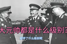 1952年，给全军评级别时，十大元帅都是什么级别？视频封面