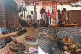 路茫回到肇庆怀集冷坑忠诚村喝喜酒，农村流水席是这样做出来的视频封面