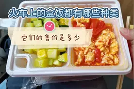 普通火车、高铁动车上的盒饭都有哪些种类，好吃吗？售价是多少钱视频封面