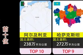 世界国土面积排行榜前十位，你知道我们中国排在第几位吗？视频封面