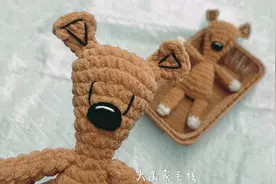 第192集---大菡家毛线 憨豆先生的泰迪熊 钩针编织 diy玩偶