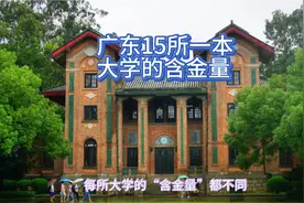 广东15所一本大学的含金量视频封面