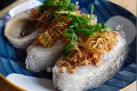 清蒸鱼🐟，鲜嫩多汁入口爽滑；色香味俱全