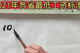 2021年各省最低工资标准，你所在的地方是多少钱视频封面