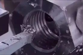 日本高级工程师加工超大型螺丝螺母之附件(第三集).