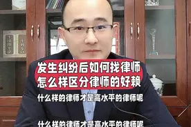 什么样的律师才是高水平律师？视频封面