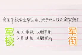 我国军校学生毕业后，授予什么级别军衔？视频封面