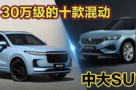 我推荐十大30万级别混动中大SUV车型，性能和科技配置全无敌视频封面