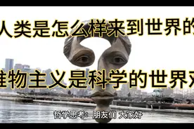 唯物主义是科学的世界观，证实了人类的来历，你相信吗？视频封面