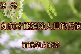 杨绛：《如何才能消除人世的苦恼》，终于读懂大师智慧视频封面