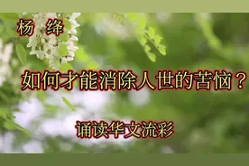杨绛：《如何才能消除人世的苦恼》，终于读懂大师智慧视频封面