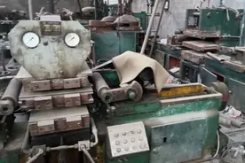 实体厂家！专业生产三角带！车间一角！尉氏县永兴橡胶厂！