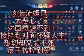 肉装流妲己太恶心了，控到对面怀疑人生，切又切不死，反被控到死视频封面